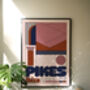 Pikes Ibiza Club Print | Poster | Wall Art | Geometric | Dj | Clubbing | Patterned | Bauhaus | Print | House Music, thumbnail 6 of 9
