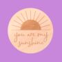 Wooden Baby Announcement Sunshine Engraved Sign, thumbnail 4 of 8