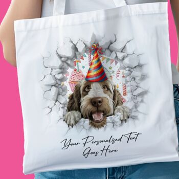 Personalised Spinone Italiano Birthday Break Through, 8 of 8