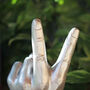 Silver Peace Hand Accessories Stand In Gift Box, thumbnail 3 of 5