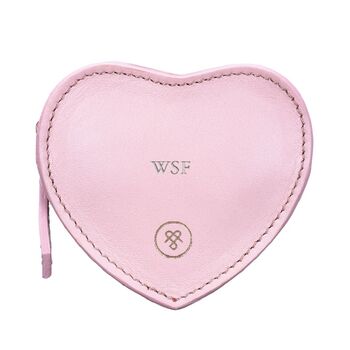 Personalised Real Leather Coin Purse 'Mirabella Nappa', 3 of 12