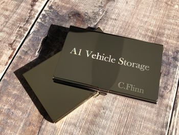 Personalised Engraved Business Card Holder, 8 of 8