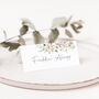 Wildflower Wedding Name Cards, thumbnail 4 of 5