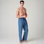 Men's 'Marrakesh Paisley' Crisp Cotton Pyjama Trousers, thumbnail 2 of 4