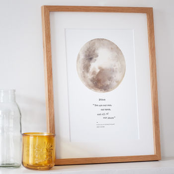 Personalised 'You Are My Sun, My Moon…' Moon Print, 3 of 7