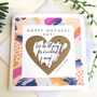Personalised Brush Strokes Mother's Day Scratch Card, thumbnail 3 of 4