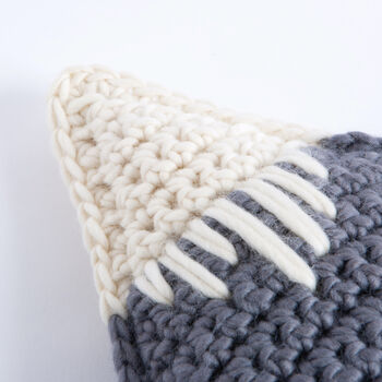 Mountain Top Cushion Crochet Kit, 5 of 8