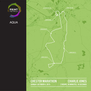 Personalised Chester Marathon Poster, 7 of 12