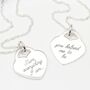 Personalised Sterling Silver Heart Necklace, thumbnail 1 of 9