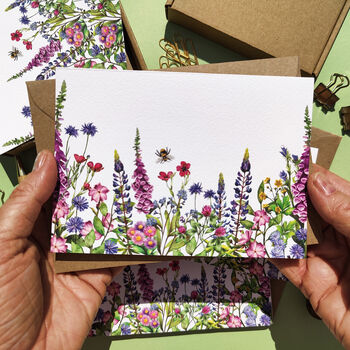 10 X Wildflower Garden Notecards, 2 of 7