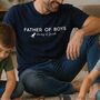Personalised Father Of Boys T Shirt, thumbnail 1 of 8