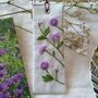 Linen Bookmark With Hand Embroidered Wild Daisy, thumbnail 2 of 11