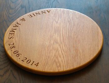 Personalised Lazy Susan Serving Board, 2 of 4