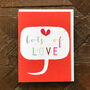 Mini Bubble Lots Of Love Card, thumbnail 1 of 5