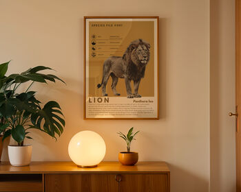 Lion | Big Cat Art Print, 6 of 8