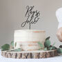 Contemporary Personalised Wedding Cake Topper, thumbnail 2 of 5