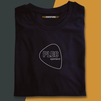 Guitar Shirt Gift For Guitarists 'Plec Operator', 2 of 3