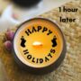Happy Holidays Secret Message Candle, thumbnail 4 of 5