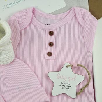 New Baby Girl Letterbox Gift Set, 5 of 7