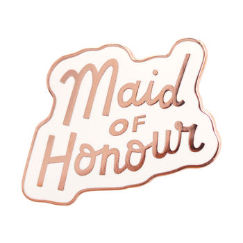 'Maid Of Honour' Enamel Pin, 7 of 9