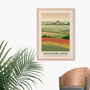 Lincolnshire Wolds Aonb Travel Poster Art Print, thumbnail 4 of 8