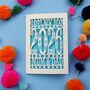 Personalised 2026 Papercut Happy New Year Card, thumbnail 1 of 8
