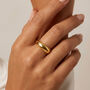 Bobble Dome Ring In 18k Gold, Women's Jewellery, thumbnail 2 of 3