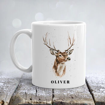 Wolf Personalised Mug For Him, 5 of 5