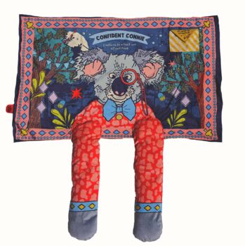 Confident Connie Mindful Pillowcase With Cuddle Arms And Pocket For The Tooth Fairy, 3 of 11