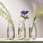 Personalised 'Mum' Botanical Bottle Bud Vases, thumbnail 1 of 6