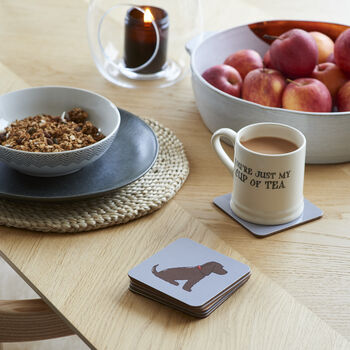 Chocolate Cocker Spaniel Organic Cotton Tea Towel, 8 of 12