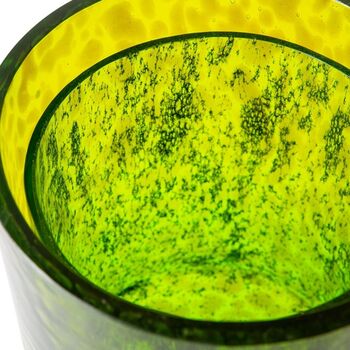 H Kliving Cheetah Green Glass Vase, 2 of 2