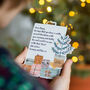 Personalised Christmas Tree And Presents Tag Decoration, thumbnail 1 of 6