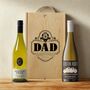 Best Dad Wine Gift Set With Custom Lid, thumbnail 2 of 12