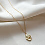 Belle Opal Hammered Pendant Necklace, thumbnail 2 of 3