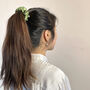Five Personalisable Strong Wide Band Satin Scrunchies, thumbnail 2 of 7