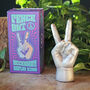 Silver Peace Hand Accessories Stand In Gift Box, thumbnail 1 of 5