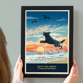 Seaside German Shepherd Print. Limited Edition Dog Lover’s Gift, 6 of 10