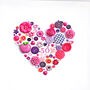Personalised 50th Birthday Button Heart, thumbnail 3 of 4