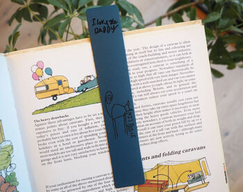 Personalised Childs Drawing On A Book Mark, 2 of 6