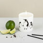 Lime And Black Pepper Penguin Candle, thumbnail 1 of 2