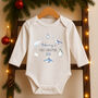 Pesonalised First Christmas Bodysuit / Babygrow Winter Animals, thumbnail 2 of 8