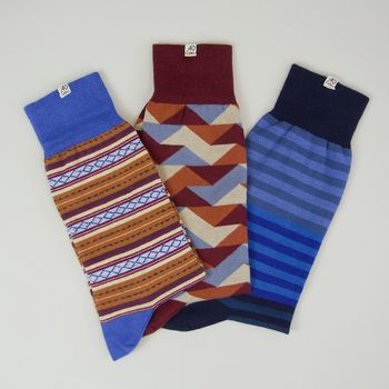 Build Your Own Pack Of Three Organic Cotton Socks, 4 of 11