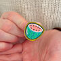 Pizza Slice Enamel Pin Badge Hard Brooch Pins, thumbnail 5 of 9