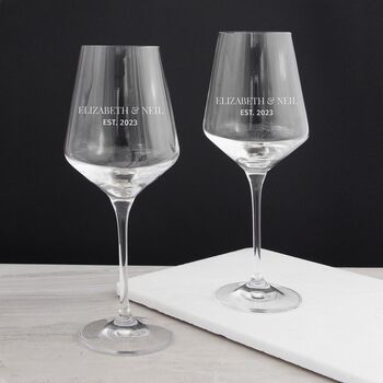 Personalised Special Date Wine Glass, 7 of 7