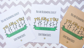 Personalised 'Thank You' Sunflower Seed Packet, 4 of 7