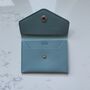 Personalised Soft Faux Leather Button Popper Card Holder Wallet Purse, thumbnail 6 of 8