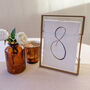 Handmade Cotton Rag Paper Torn Edges For Table Numbers, thumbnail 3 of 10