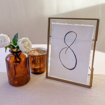 Handmade Cotton Rag Paper Torn Edges For Table Numbers, 3 of 10