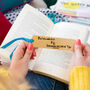 Grandma 'Outnumbered By Grandchildren' Gold Bookmark, thumbnail 1 of 12